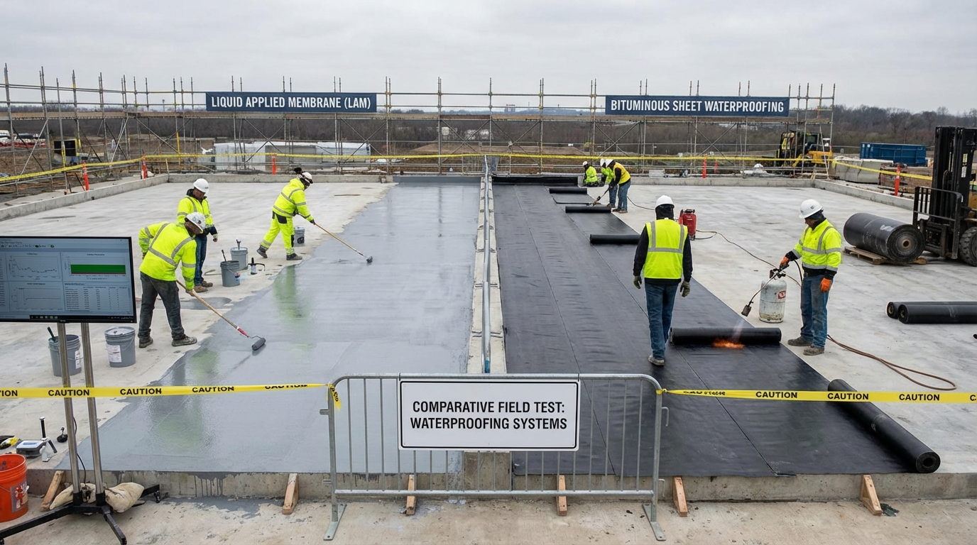 Copertina: Guaina liquida vs guaina bituminosa: confronto costi e durata nel tempo