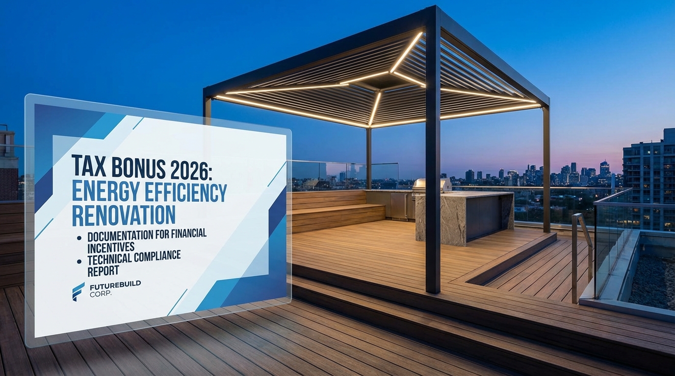 Rifare il terrazzo con i bonus edilizi 2026: guida completa e documenti necessari